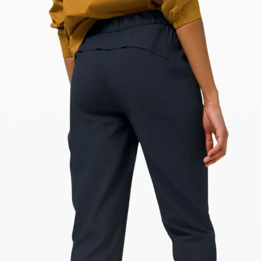 Women Lululemon Warpstreme High-Rise 7/8 Jogger True Navy Size 25